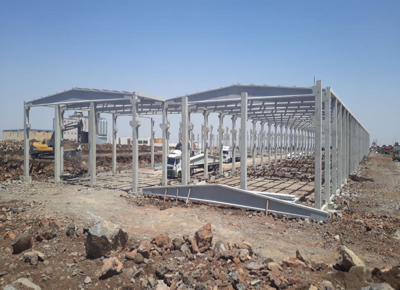 prefabrik çatı montajı